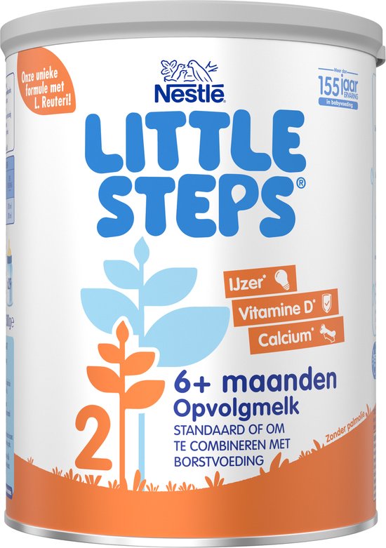 Nestlé Little Steps 2 - Flesvoeding 6+ maanden - 2x 800 gram - Babymelk - babyvoeding van Nestlé