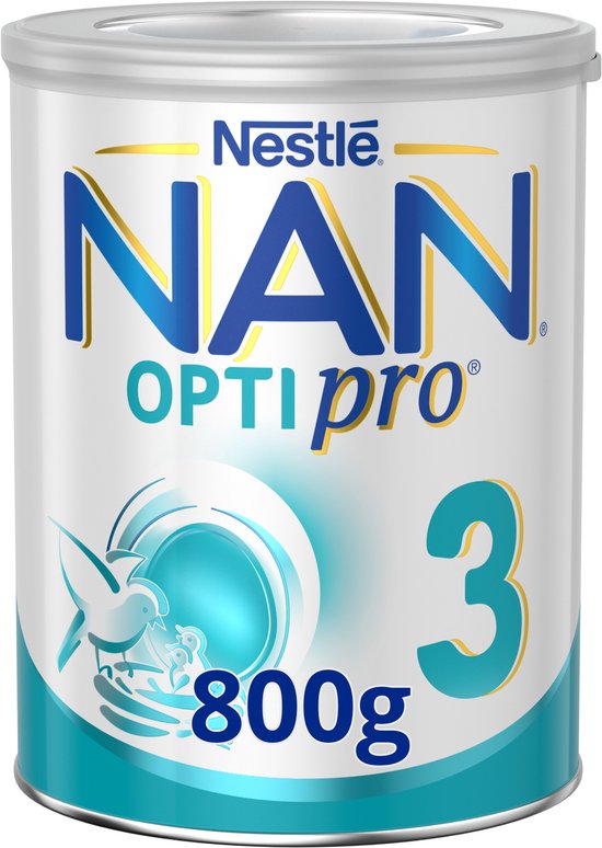Nestlé NAN OptiPro 3 Babyvoeding - Melkpoeder 800g - Groeimelk Vanaf 1 Jaar