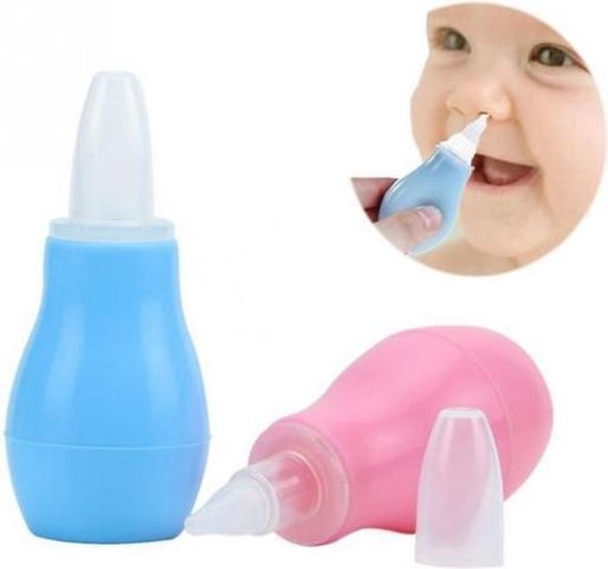 Neus reiniger voor baby's - neus cleaner blauw van Merkloos