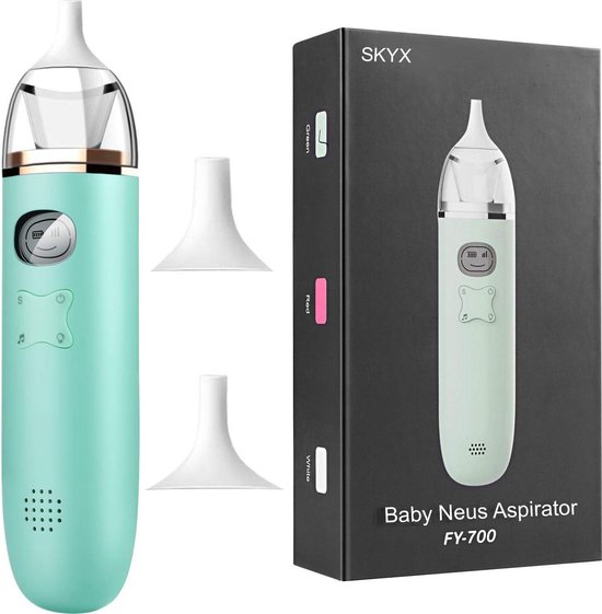 Neusreinger voor Baby's en Jonge Kinderen (0-8 jaar) - Elektrische Neus Aspirator - Snoetenpoetser - Neuszuiger - Baby Aspirator - Multifunctionele Neus Reiniger - Verstopte Neus Baby's - Elektrisch Oplaadbaar van Merkloos