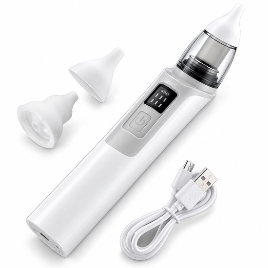 Neusreiniger Baby - Elektrische Neuszuiger - Snoetenpoetser - Aspirator - 6 Zuigstanden - Snotzuiger Baby
