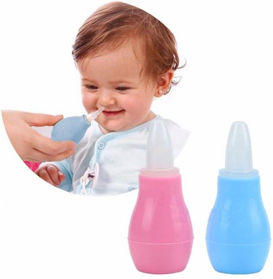 Neuszuiger – Baby Neuszuiger – Baby Neusreiniger – Neusreiniger - Neuspompje -  Blauw van BeauCare