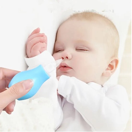 Neuszuiger Baby of Kind I Neusreiniger I Neuspeer I Neuspompje I Neuspomp I Nose Cleaner I Blauw van The Duckling