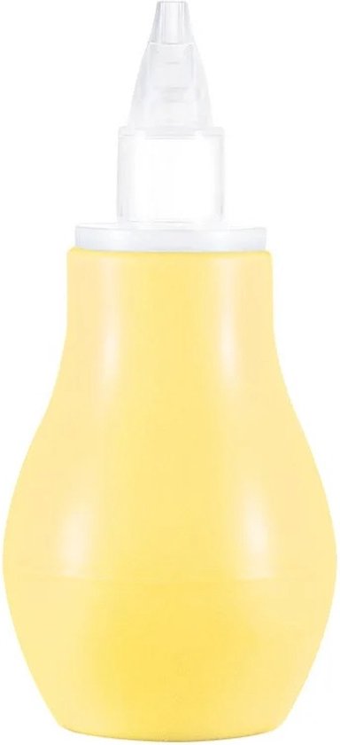 Neuszuiger Baby of Kind I Neusreiniger I Neuspeer I Neuspompje I Neuspomp I Nose Cleaner I Geel van Kindabelle