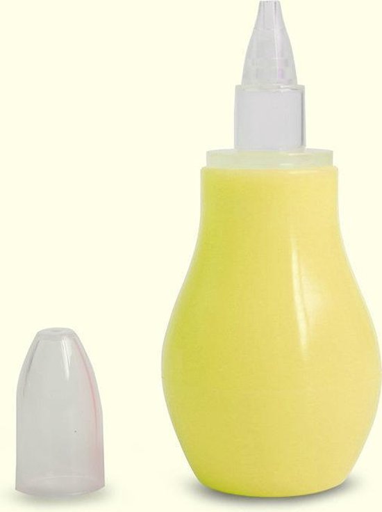 Neuszuiger Geel - Baby Neuszuiger - Neuspompje - Geel van Theemoo