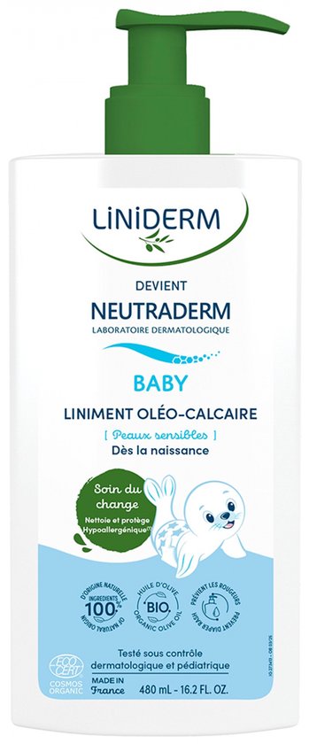 Neutraderm Baby Liniment Oleo-Calcaire Pompflacon Bio 480 ml