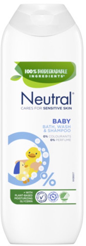 Neutral Baby Bad / Was & Shampoo – 250 ml van Neutral