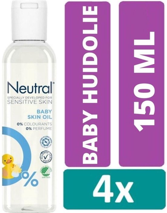 Neutral Baby Huidolie 4 x 150 ml Voordeelbundel van Neutral