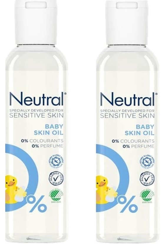 Neutral - Baby Huidolie - Gevoelige huid - Parfumvrij - 150 ml - Voordeelverpakking - 2 stuks van Merkloos