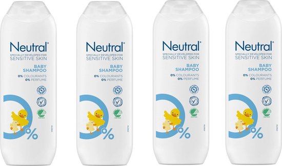 Neutral Baby Shampoo 4 x 250 ml Voordeelverpakking van Neutral
