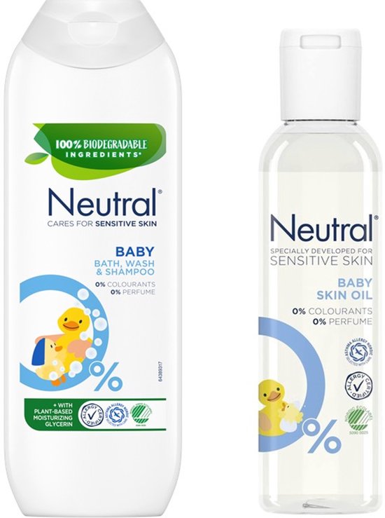 Neutral Baby - Wasgel & Shampoo & Huidolie van Neutral