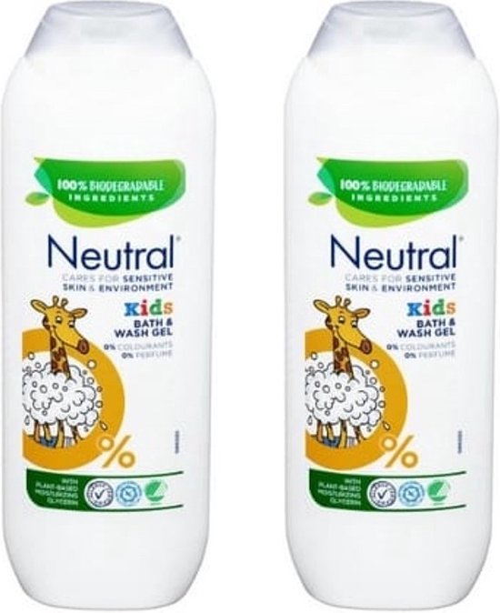 Neutral Kids - Bad & Wasgel - 2 x 250 ml van Neutral
