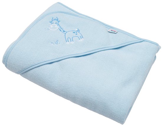 New Baby badcape giraf 100x100 cm - Baby badhanddoek met capuchon
