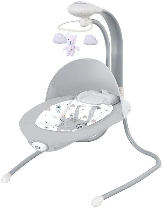 New Baby - Schommelstoel - Vibration - Interactieve mobiel - Verstelbare posities - Veiligheidsgordel - Baby loungers - Baby meubels - Baby schommel - Comfortabele rocker - Kinderen meubels van Merkloos