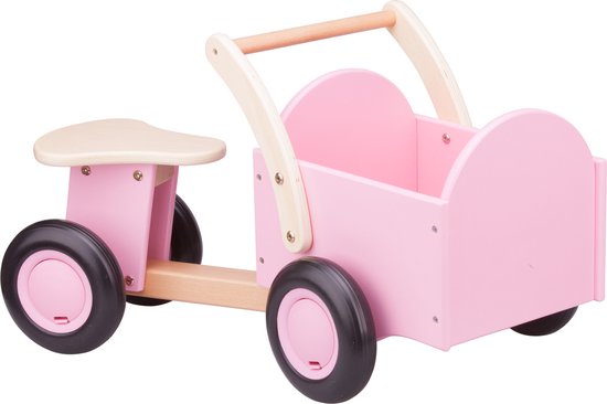 New Classic Toys Houten Bakfiets - Roze van New Classic Toys