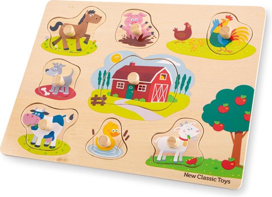 New Classic Toys - Knoppuzzel - Boerderij van Merkloos