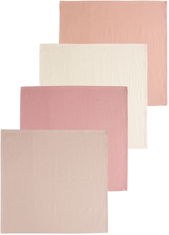 Next Set van 4 mousseline babydoekjes