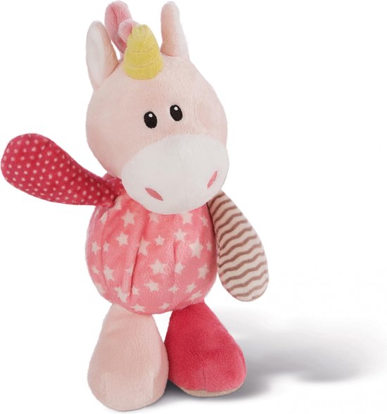 Nici Knuffel Unicorn Stupsi 25 Cm Pluche/polyester Roze van Nic