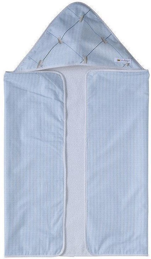 Nicolientje - Badcape 90x120 cm - Blauw van Nic