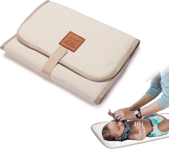 Nifkos -Baby Verschoonmatje - Verschoningsmatje Voor Onderweg - Draagbaar Verschoonmatje - Waterbestendig - van Merkloos