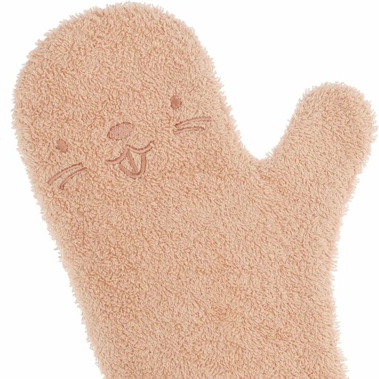 Nifty - Baby Shower Glove, The Original/Douche Washandje/Lange Washand - Washandjes - Baby Washandje - Roze van Nifty