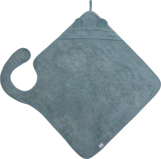 Nifty Handsfree Badcape - Badcape baby - Badcape 100x100 - Beide handen vrij - Blueberry van Nifty