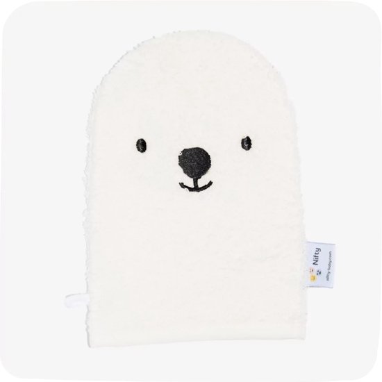 Nifty - Washandje - Washandjes - White Seal van Merkloos