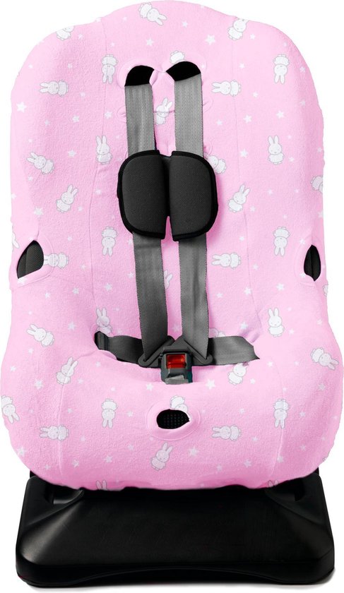 Nijntje - Autostoelhoes interlock - maat 1  old pink van Nijntje