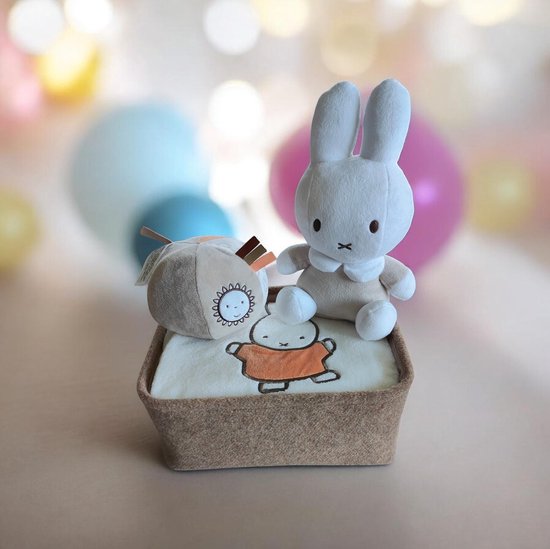 Nijntje Baby Cadeaupakket – Knuffel, Activiteitenbal & Deken – Origineel Kraamcadeau Baby – Miffy Geschenkset