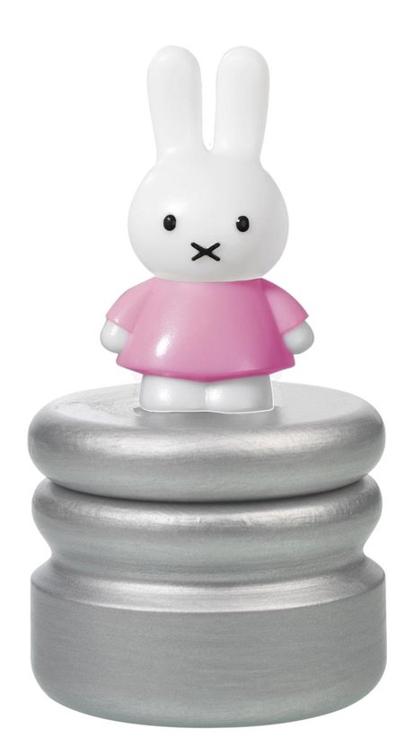 Nijntje houten tandendoosje, variant roze - kraamcadeau baby bewaardoosje - Bambolino Toys van Nijntje