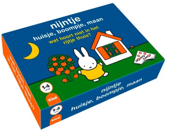 Nijntje - Huisje, Boompje, Maan - Kaartspel - Identity Games van Merkloos