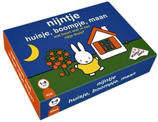 Nijntje Kaartspel - Sinterklaas Schoencadeautje - 1 tot 4 jaar - Kleuter Kaartspel - Huisje Boompje Maan van Merkloos