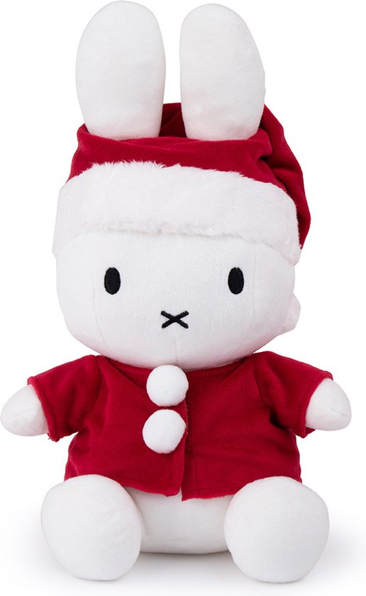 Nijntje Kerst zittend 33 cm van Merkloos