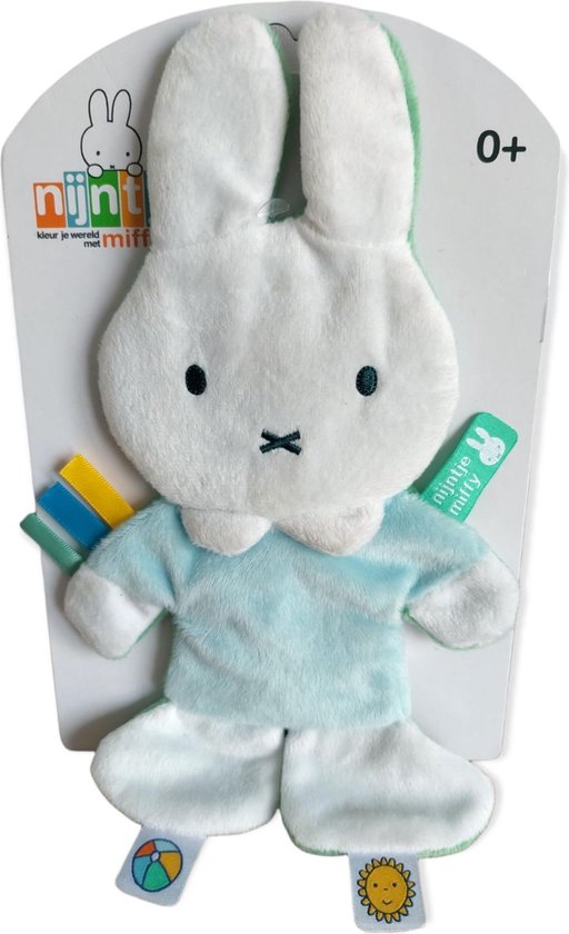 Nijntje Knisperdoekje Blauw- Knuffeldoekje - Nijntje Miffy van Nijntje