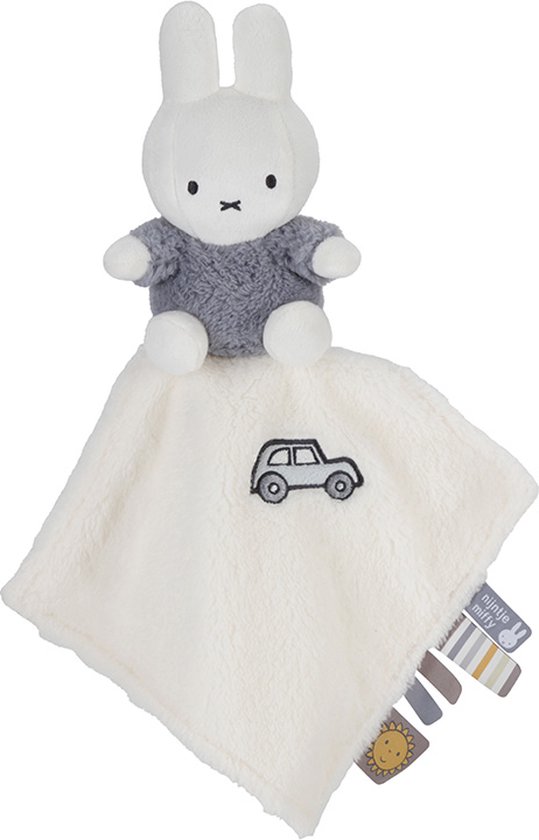Nijntje Knuffeldoekje Fluffy Blauw van Tiamo