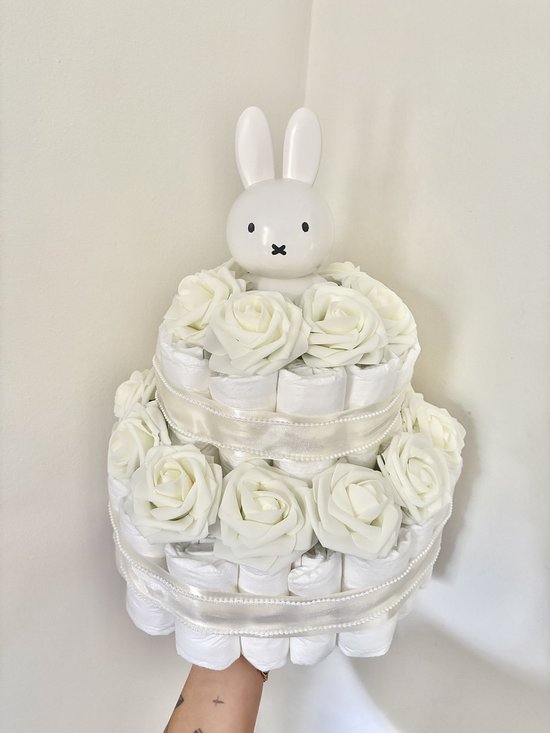 Nijntje luiertaart bloem wit van Nijntje