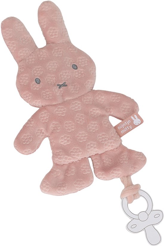 Nijntje speendoekje pink flower van Nijntje