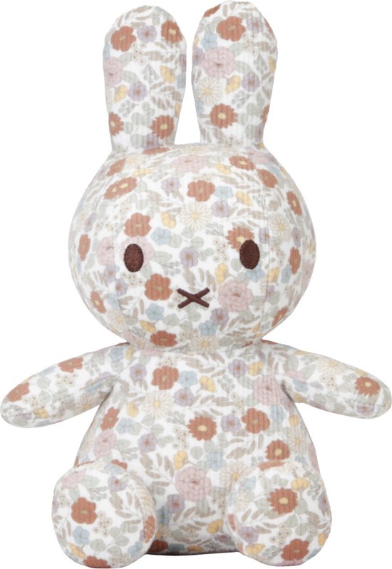 Nijntje x Little Dutch - Vintage Little Flower - Knuffel all over print 25 cm van Nijntje