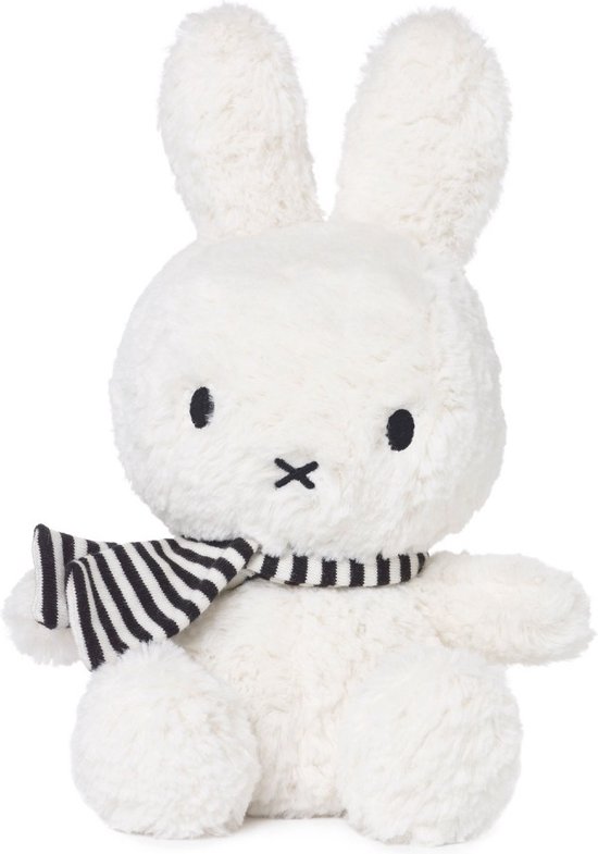 Nijntje zittend met Sjaal - Knuffel - 23 cm - Wit van Nijntje