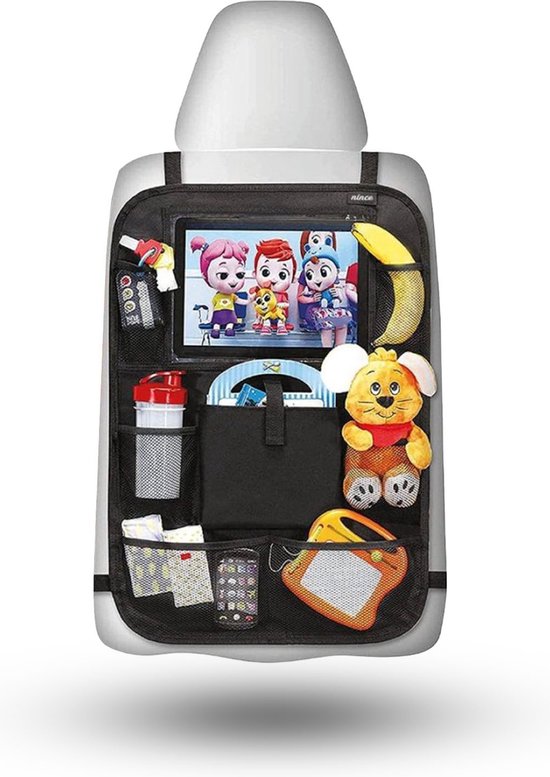 Nince Premium Luxe & Stevige Autostoel Organizer met Tablet Houder - 1 Stuk - Auto Stoel Organiser van Nince