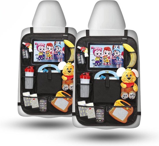 Nince premium luxe & stevige autostoel organizer met tablet houder - Set van 2 - Auto stoel organiser van Nince