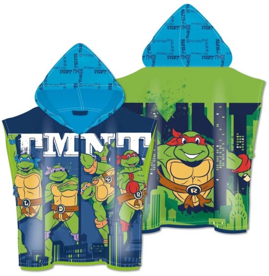 Ninja Turtles badponcho sneldrogend 55x110cm