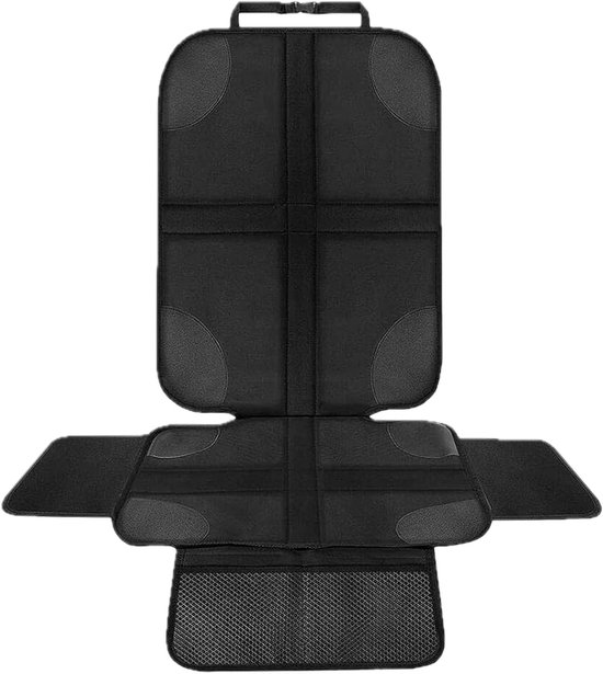Nixnix® - Autostoelhoes - Autostoelbeschermer - Autostoel beschermer - Zwart - Bescherm mat - Kinderen - Kinderstoel onderlegger van Nixnix®