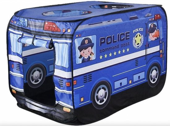 Nixnix® - Speeltent Politie auto - Kindertent - Speelhuis