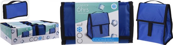 No Label Opvouwbare Koeltas 24,5 X 16 X 24 Cm Blauw van No Label