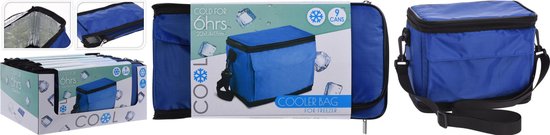 No Label Opvouwbare Koeltas 35 X 17,5 Cm Polyester Blauw van No Label