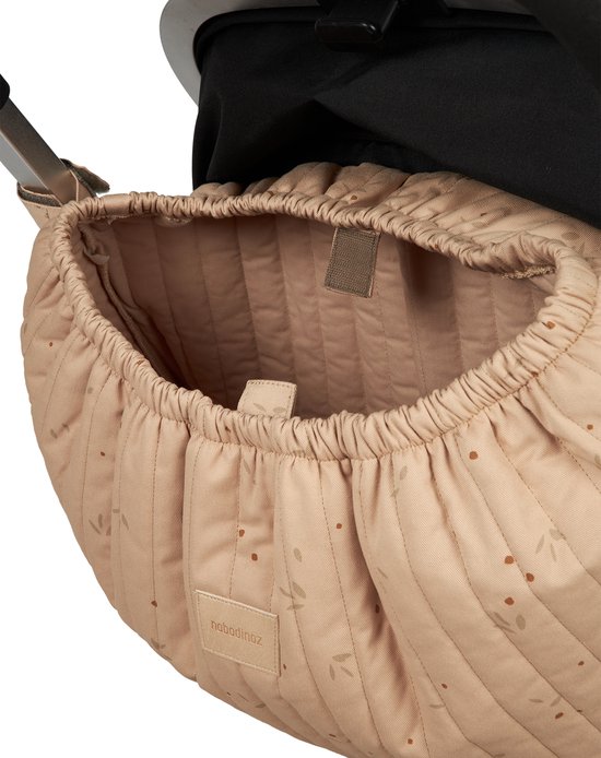 Nobodinoz Hyde Park Opbergtas - Voor kinderwagen - Willow Dune - 50x42x10cm van Nobo