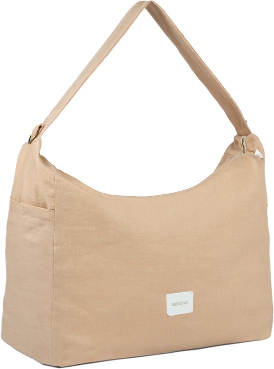 Nobodinoz Lin français stroller bag 50x40x18cm - Sand van Nobo