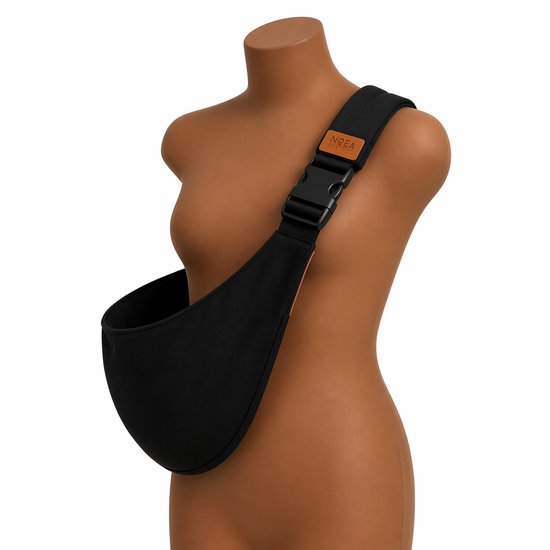 NOEA - Baby Carrier - Draagdoek - Peuter draagzak - Buikdrager - Eenvoudig - Ergonomisch - Verstelbaar - Stijlvol - Zwart van Merkloos