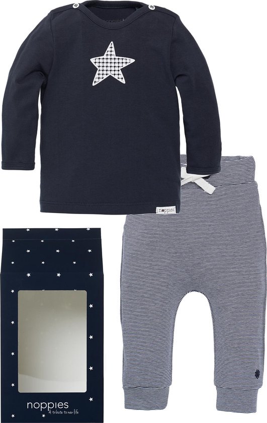 Noppies Giftset basic - Navy - Maat 56 van Noppies